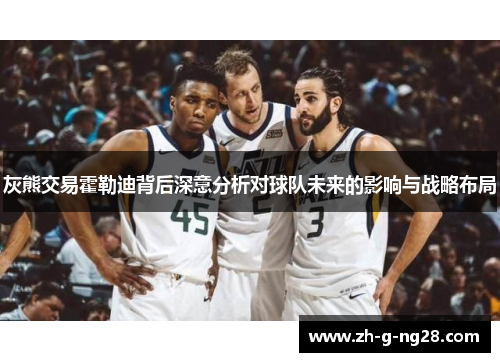 灰熊交易霍勒迪背后深意分析对球队未来的影响与战略布局